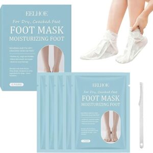 5 Paar Fußmaske, Feuchtigkeitsspendende Fussmaske,Hornhaut Socken, Fußpflege für Trockene Rissige Füße,Fusspflege Foot Peel Mask mit Pediküre Ausrüstung für Männer Frauen 5 Paar Fußmaske, Feuchtigkeitsspendende Fussmaske,Hornhaut Socken, Fußpflege für Trockene Rissige Füße,Fusspflege Foot Peel Mask mit Pediküre Ausrüstung für Männer Frauen